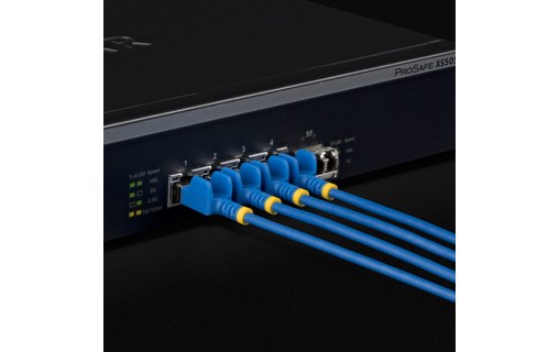 Câble ethernet RJ45 Cat 6a STP - StarTech - 4 m - Bleu