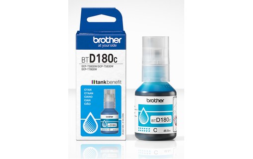 BROTHER BTD180C BOUTEILLE CYAN