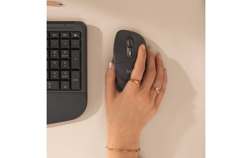 Souris sans fil Logitech Signature Comfort Plus M850 L - Graphite