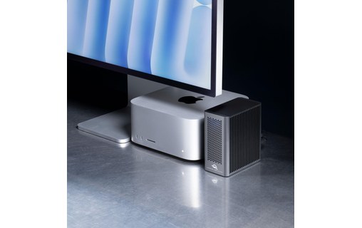 Boitier RAID Thunderbolt 5 - 4 baies NVMe - OWC Express 4M2 Ultra avec SoftRAID
