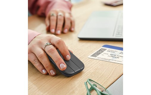 Souris sans fil Logitech Mobi Fold - Graphite