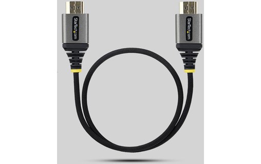 Câble HDMI 2.0 4K @ 60Hz avec Ethernet - StarTech - 50 cm - Noir