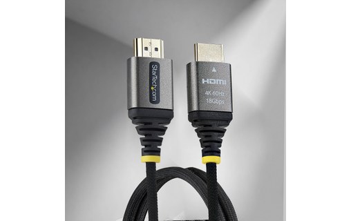 Câble HDMI 2.0 4K @ 60Hz avec Ethernet - StarTech - 50 cm - Noir