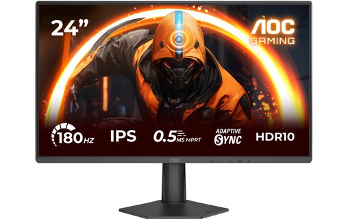 Écran Gaming 23,8" AOC 24G50F - 180 Hz