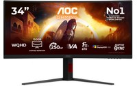 Écran Incurvé 34" AOC G4 CU34G4ZCA - 250 Hz USB-C