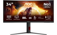 Écran Gaming Incurvé 34" AOC G4 CU34G4 - 180 Hz