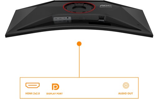 Écran Gaming Incurvé 34" AOC G4 CU34G4 - 180 Hz