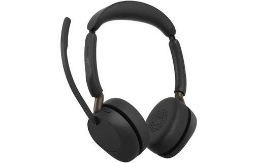 Micro-casque sans fil Jabra Evolve3 65 Stéréo - Noir - USB-C