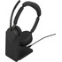 Micro-casque sans fil Jabra Evolve3 65 Stéréo (avec base) - Noir - USB-C