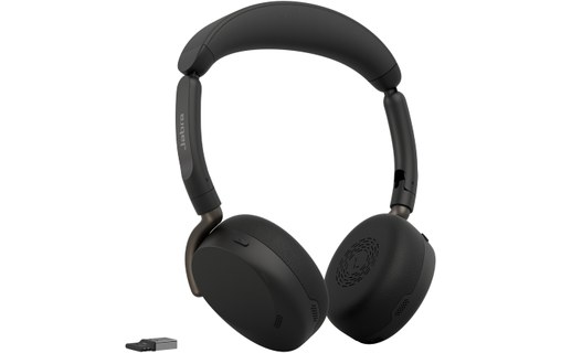 Micro-casque sans fil Jabra Evolve3 65 Flex Stéréo - Noir - USB