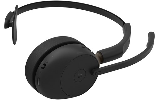 Micro-casque sans fil Jabra Evolve3 65 Teams Mono - Noir - USB