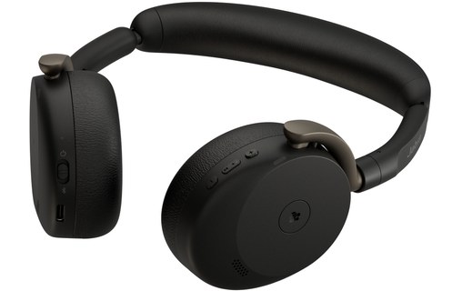 Micro-casque sans fil Jabra Evolve3 65 Flex Teams Stéréo - Noir - USB