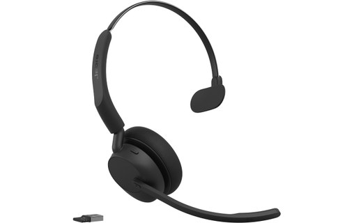 Micro-casque sans fil Jabra Evolve3 45 Mono (avec base) - Noir - USB