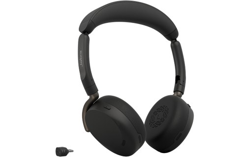 Micro-casque sans fil Jabra Evolve3 65 Flex Stéréo - Noir - USB-C