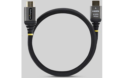 Câble HDMI 2.0 4K @ 60Hz avec Ethernet - StarTech - 2 m - Noir