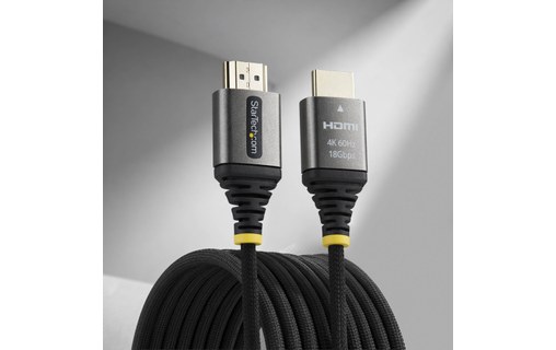 Câble HDMI 2.0 4K @ 60Hz avec Ethernet - StarTech - 2 m - Noir