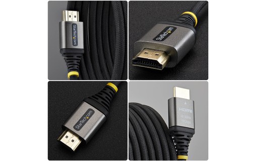 Câble HDMI 2.0 4K @ 60Hz avec Ethernet - StarTech - 3 m - Noir