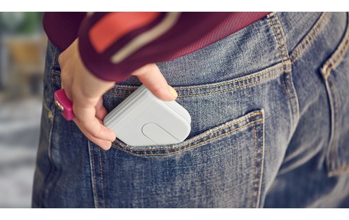 Souris sans fil Logitech Mobi Fold - Blanche