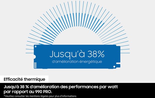 Samsung 990 2 To - SSD M.2 2280 NVMe PCIe 4.0