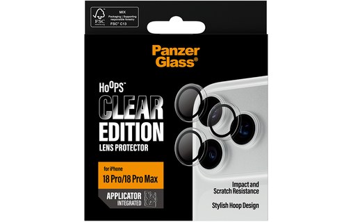 Protection caméra pour iPhone 18 Pro & Pro Max - PanzerGlass Hoops