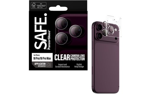 Protection caméra pour iPhone 18 Pro & Pro Max - PanzerGlass SAFE