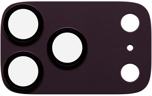 Protection caméra pour iPhone 18 Pro - PanzerGlass Fender - Bordeaux