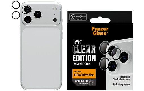 Protection caméra pour iPhone 18 Pro & Pro Max - PanzerGlass Hoops