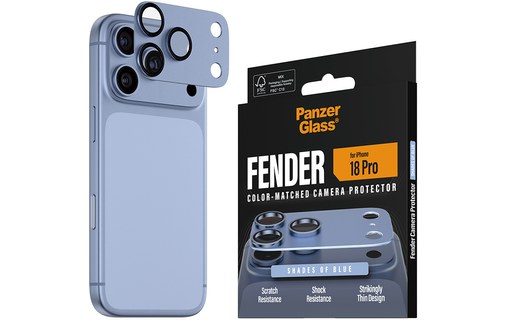 Protection caméra pour iPhone 18 Pro - PanzerGlass Fender - Glacier