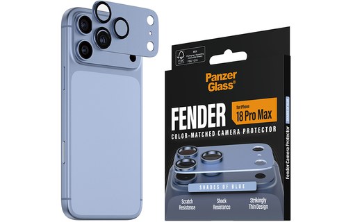 Protection caméra pour iPhone 18 Pro Max - PanzerGlass Fender - Glacier
