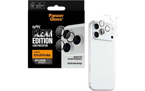 Protection caméra pour iPhone 18 Pro & Pro Max - PanzerGlass Hoops