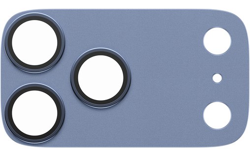 Protection caméra PanzerGlass Fender bleue pour iPhone 18 Pro Max
