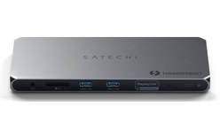 Station d'accueil Thunderbolt 4 - Satechi 12-en-1 Multi-display - Gris