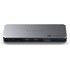 Station d'accueil Thunderbolt 4 - Satechi 12-en-1 Multi-display - Gris