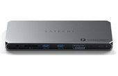 Station d'accueil Thunderbolt 4 - Satechi 12-en-1 Multi-display - Gris