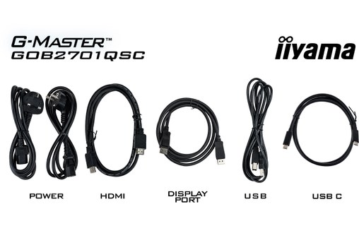 Écran Gaming 27" iiyama G-MASTER GOB2701QSC-B1 - OLED 280 Hz