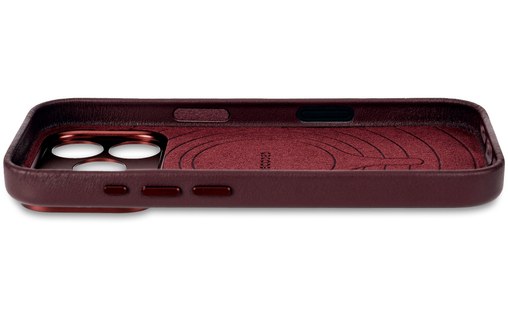 Coque MagSafe pour iPhone 17 Pro Max - Decoded Leather Case - Bordeaux