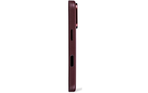 Coque MagSafe pour iPhone 17 Pro Max - Decoded Leather Case - Bordeaux