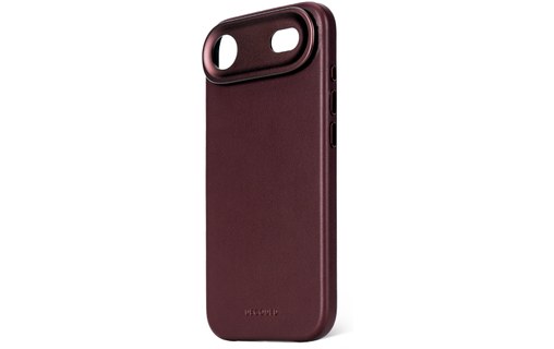 Coque MagSafe pour iPhone Air - Decoded Leather Case - Bordeaux