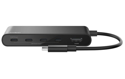 Station d'accueil USB-C - Belkin Connect - 5 ports avec HDMI 4K - Noir