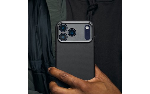 Coque MagSafe pour iPhone 17 Pro - Decoded Leather Case - Noire