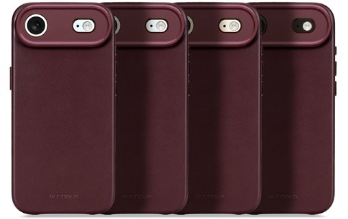 Coque MagSafe pour iPhone Air - Decoded Leather Case - Bordeaux