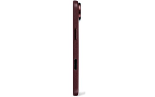 Coque MagSafe pour iPhone Air - Decoded Leather Case - Bordeaux