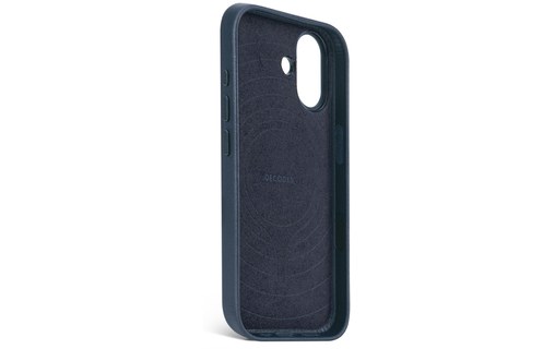 Coque MagSafe pour iPhone 17 - Decoded Leather Case - Bleue marine