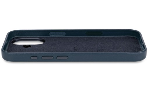 Coque MagSafe pour iPhone 17 - Decoded Leather Case - Bleue marine