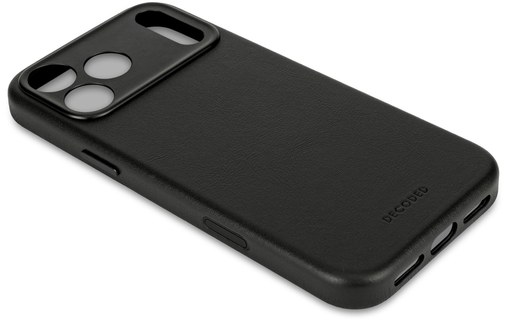 Coque MagSafe pour iPhone 17 Pro - Decoded Leather Case - Noire