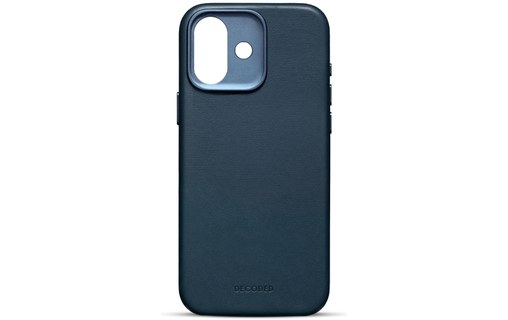 Coque MagSafe pour iPhone 17 - Decoded Leather Case - Bleue marine