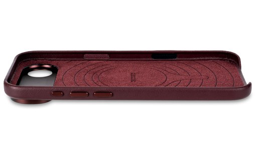 Coque MagSafe pour iPhone Air - Decoded Leather Case - Bordeaux