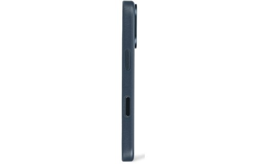 Coque MagSafe pour iPhone 17 - Decoded Leather Case - Bleue marine