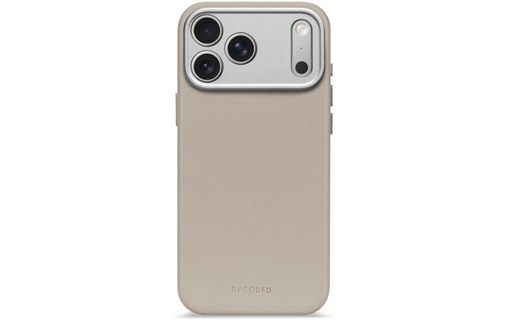 Coque MagSafe pour iPhone 17 Pro - Decoded Leather Case - Argile