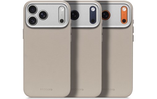 Coque MagSafe pour iPhone 17 Pro - Decoded Leather Case - Argile